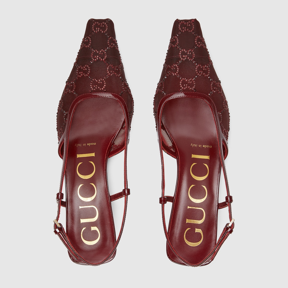 Gucci Women’s GG crystal slingback pump - Image 2